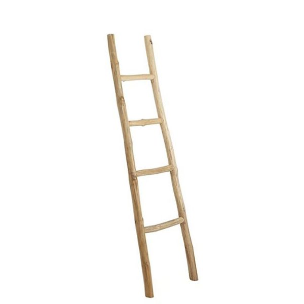 Koop de Nature teak ladder voor in de badkamer op BadkamerID.nl!